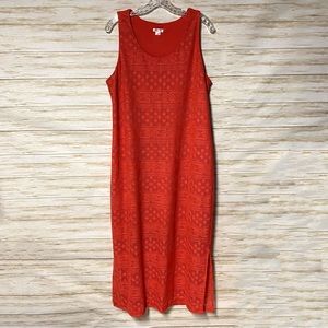 Coral\Orange Maxi Dress